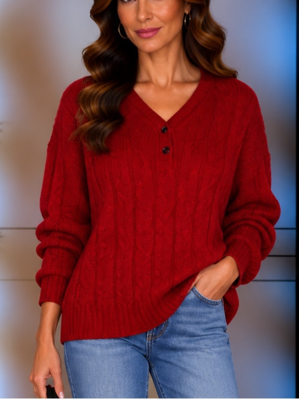 Vintage American Weekend‎ Red Sweater